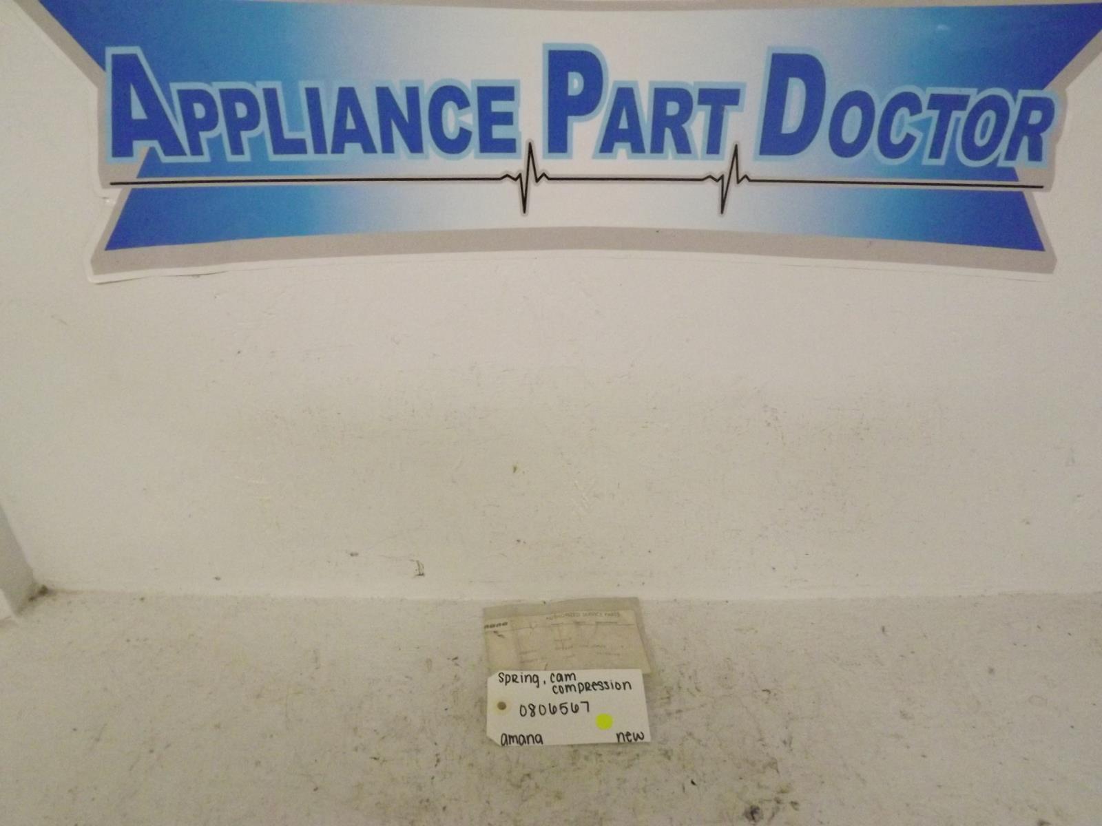 Amana Dishwasher 0806567 Spring, Cam Compression New Amana Dishwasher 0806567 Spring, Cam Compression New